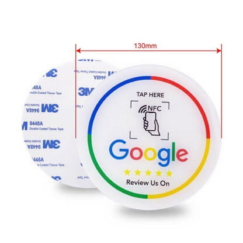 Acrylic Sticker Google Review - 10cm