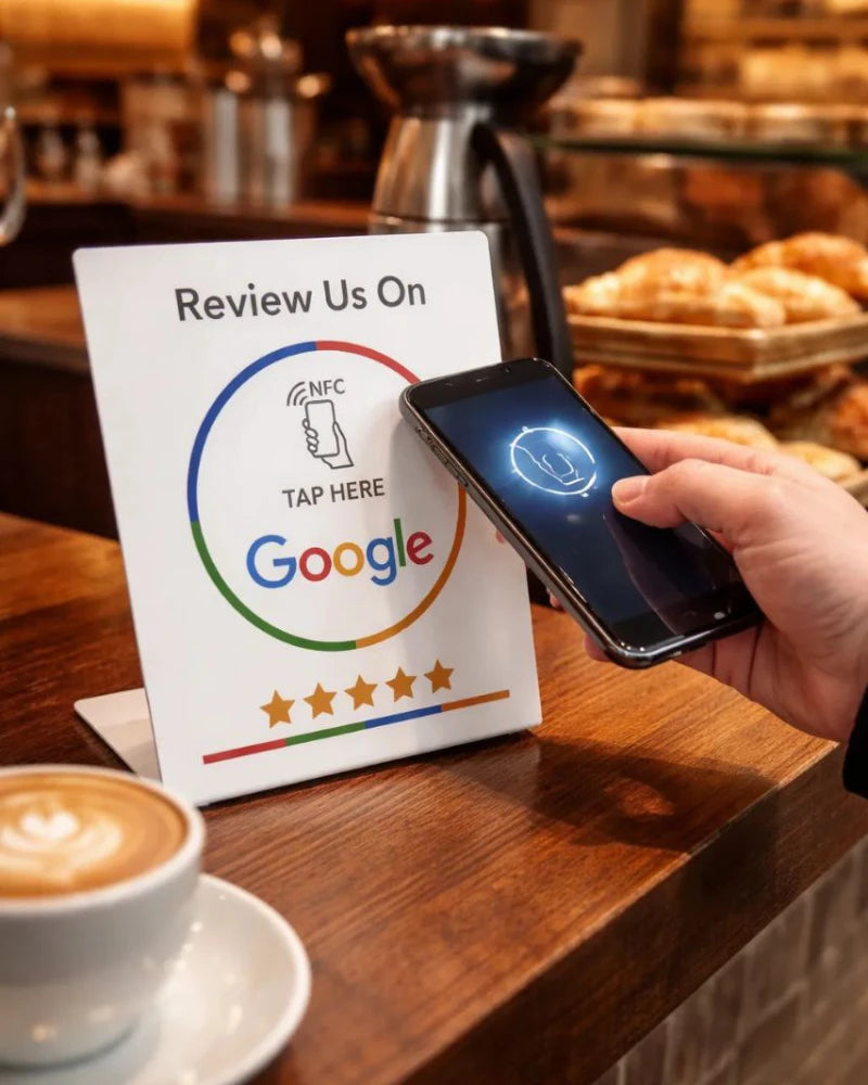 Stand Google Review - Large